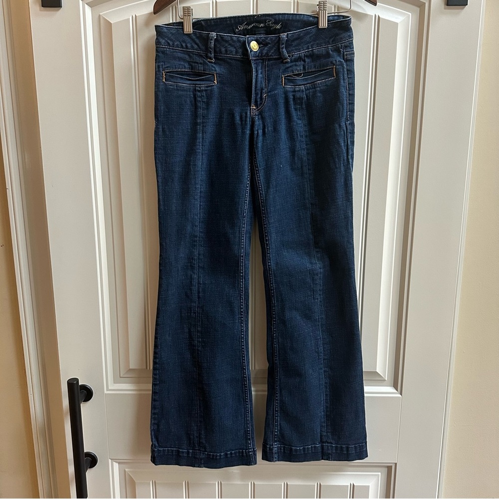 American Eagle AE Hipster Denim Jeans Low Rise  6